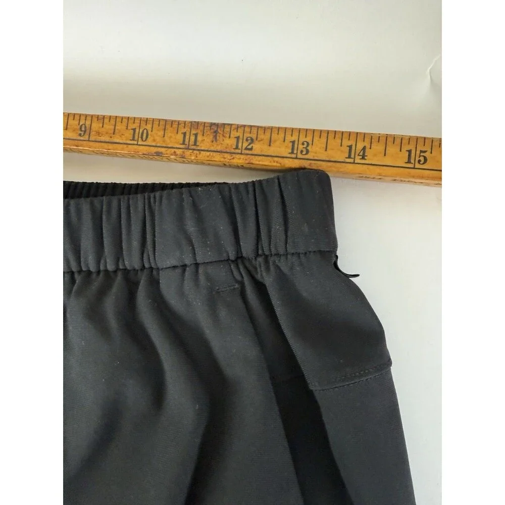 Lululemon ABC Pull On Pants Men Size S Black Elastic Waist. Hemmed In Store Crop